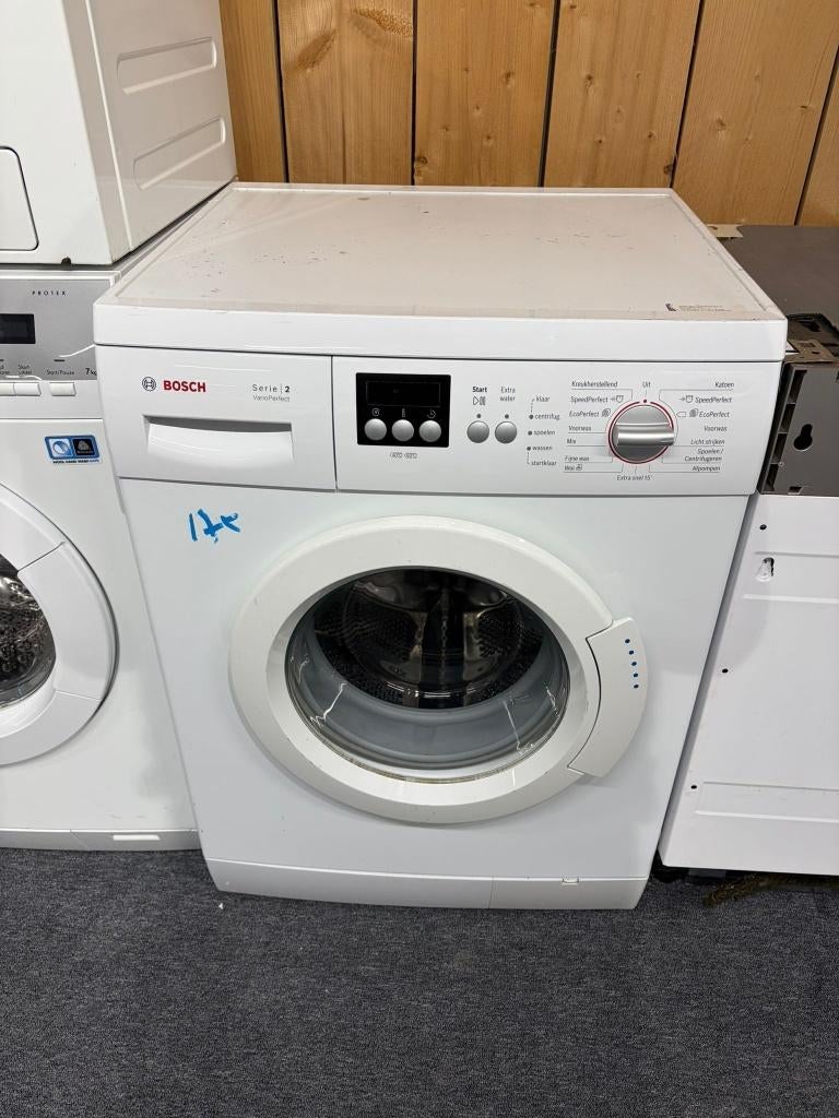 Bosch wasmachine - Schoon - Garantie, Witgoed en Apparatuur, Wasmachines, Gebruikt, Voorlader, 6 tot 8 kg, Minder dan 85 cm, 1200 tot 1600 toeren