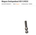 GEZOCHT MAGURA snelspantbout 4x incl. Adapter plaat ringen, Ophalen of Verzenden, Gebruikt, Algemeen