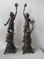 2 Grote antieke beelden 75 cm, Ophalen