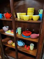 Houten Vitrinekast met Glas en Lade 40x140x193 cm, Ophalen, Gebruikt, 100 tot 150 cm, Glas