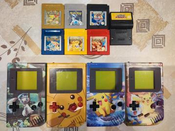 Game Boy FAT DMG-01 Pokémon Editions met games beschikbaar voor biedingen