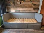 Ikea bedbank bed uitschuifbaar Hemnes 200x80, Huis en Inrichting, Slaapkamer | Bedden, Ophalen, Gebruikt, Wit, Tweepersoons