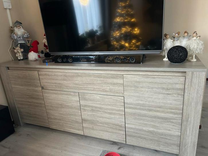 Tv kast en buffetkast - degelijke kwaliteit, Huis en Inrichting, Kasten | Dressoirs, Gebruikt, 200 cm of meer, 50 tot 75 cm, Met lade(s)