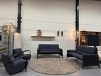 2 Nieuw Leolux Felizia Bank 2,5 zits Varese stof Bankstel, Leolux, 75 tot 100 cm, Ophalen of Verzenden, Rechte bank