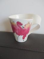Villeroy & Boch mok, Wave design, roze flamingo's decor, Huis en Inrichting, Keuken | Servies, Ophalen of Verzenden, Zo goed als nieuw