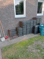 Dakpannen de g10, Doe-het-zelf en Verbouw, Dakpannen en Dakbedekking, Steen of Klei, Zwart, Ophalen of Verzenden, Zo goed als nieuw