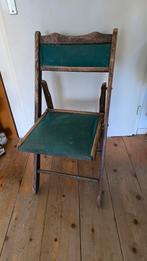 Vintage klapstoel, Ophalen of Verzenden, Bruin, Eén