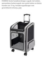 FASRIOU Grote huisdierendrager rugzak met wielen NIEUW+Tas, Ophalen of Verzenden, Nieuw