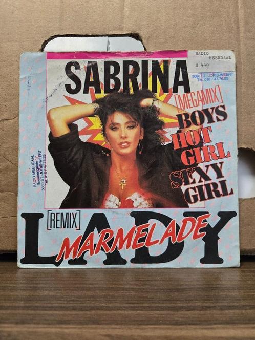 Sabrina - Lady marmalade/Megamix, Cd's en Dvd's, Vinyl Singles, Zo goed als nieuw, Single, Pop, 7 inch, Ophalen of Verzenden