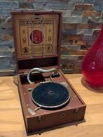Grammofoon met platen, Antiek en Kunst, Ophalen of Verzenden