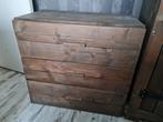 Ladenkast steigerhout blackwash, Huis en Inrichting, Ophalen, 50 tot 100 cm, Zo goed als nieuw, 3 of 4 laden