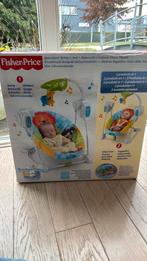 Fisher price schommelstoel met geluid, Kinderen en Baby's, Wipstoeltjes, Ophalen of Verzenden, Zo goed als nieuw, Fisher-Price