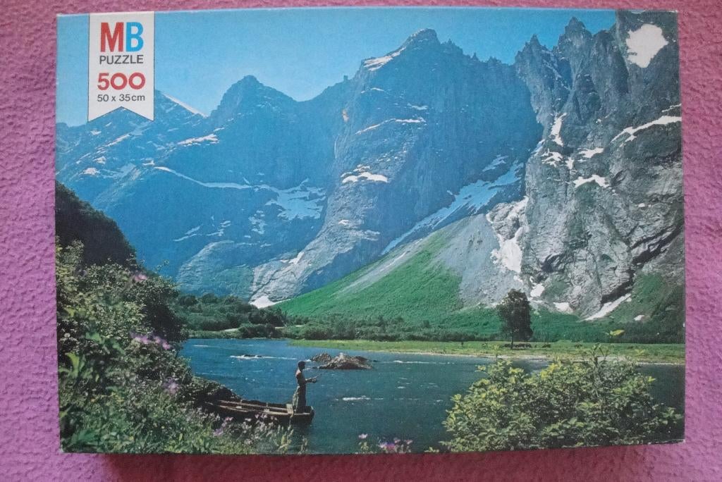 MB BELVEDERE PUZZLE  500 stukjes voor 2.50euro, Ophalen of Verzenden, 500 t/m 1500 stukjes, Gebruikt, Legpuzzel