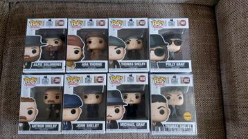 8x Funko Pop Peaky Blinders inclusief Thomas Shelby Chase