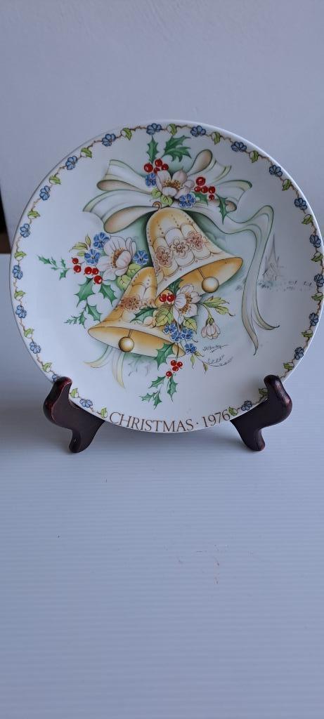 mooi wandbord kerst 1976 Wedgwood, Diversen, Kerst, Zo goed als nieuw, Ophalen of Verzenden