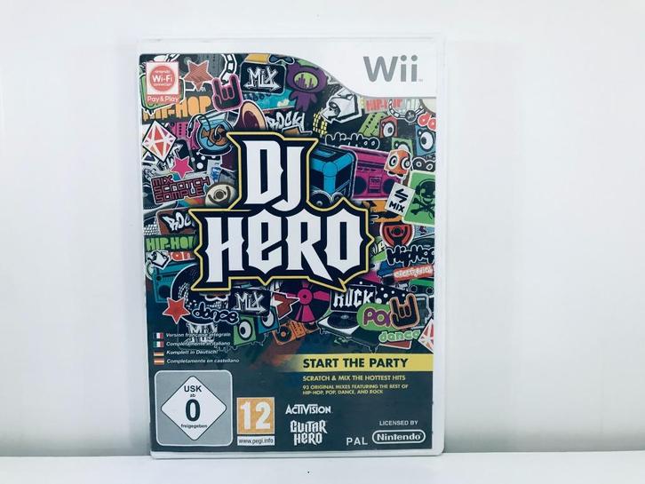 Wii - DJ Hero, Spelcomputers en Games, Games | Nintendo Wii, Zo goed als nieuw, Muziek, 1 speler, Vanaf 12 jaar, Ophalen of Verzenden