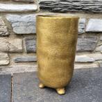 Gouden vaas, Ophalen, Gebruikt, Overige kleuren, Aardewerk of Porselein