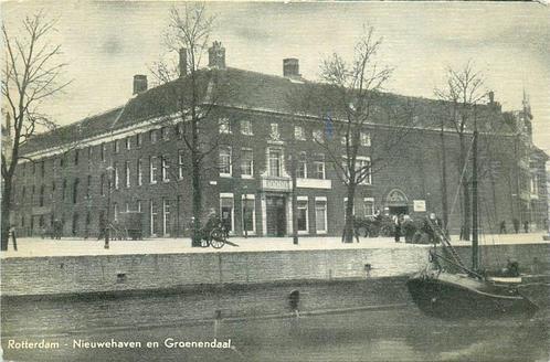 (388-139-055) Rotterdam Nieuwehaven en Groenendaal, Verzamelen, Ansichtkaarten | Nederland, Zuid-Holland, Verzenden