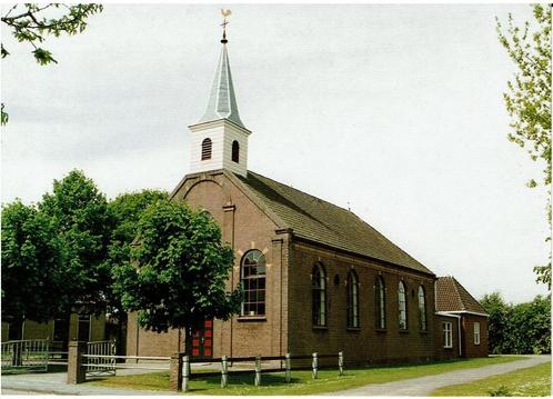 Ansichtkaart Nijemirdum, Geref. Kerk, Friesland, Verzamelen, Ansichtkaarten | Nederland, Ongelopen, Friesland, 1980 tot heden