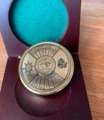 Unieke 50 jaars zware messing kalender in mooie cassette, Ophalen of Verzenden, Jaarkalender, Gebruikt