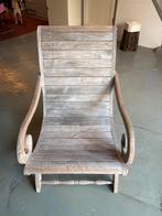 Mooie Hardhouten Tuinstoel, Tuin en Terras, Tuinstoelen, Ophalen, Gebruikt, Hout