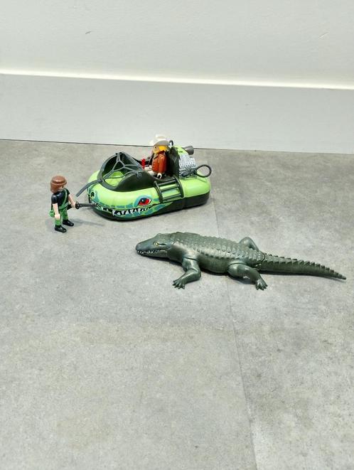 Playmobil 4446 Krokodillenboot, Kinderen en Baby's, Speelgoed | Playmobil, Gebruikt, Los playmobil, Ophalen of Verzenden