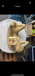 Vintage naked woman naakte zeemeermin salontafel, Huis en Inrichting, Tafels | Salontafels, Ophalen