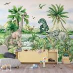 Dinosaurus behang Dinoland P4, Dinobehang, Muurdeco4kids, Nieuw, Wanddecoratie, Verzenden