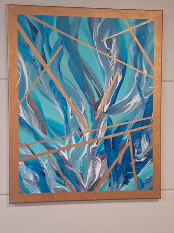 Abstract schilderij  beschikbaar voor biedingen