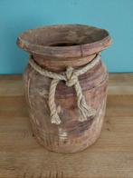 Rustieke Houten Bloempot met Touw, Ophalen