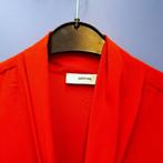 Mauro Grifoni knal rode zijde jurk feestelijk mt 36 nr 47543, Mauro Grifoni, ., Ophalen of Verzenden, Zo goed als nieuw