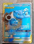 Blastoise & Piplup GX Tag Team Pokémonkaart €63, Hobby en Vrije tijd, Verzamelkaartspellen | Pokémon, Ophalen, Gebruikt, Losse kaart
