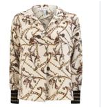 Joseph Ribkoff prachtig wit/gekleurd chique blouse mt 44