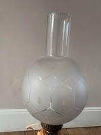 Vintage Lamp - mooi geslepen glas, Ophalen of Verzenden