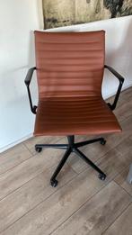 Vier cognac bruin eetkamer stoelen, Huis en Inrichting, Stoelen, Ophalen, Zo goed als nieuw, Bruin, Vier