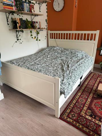 Bedframe 160x200 wit IKEA - afbeelding 2