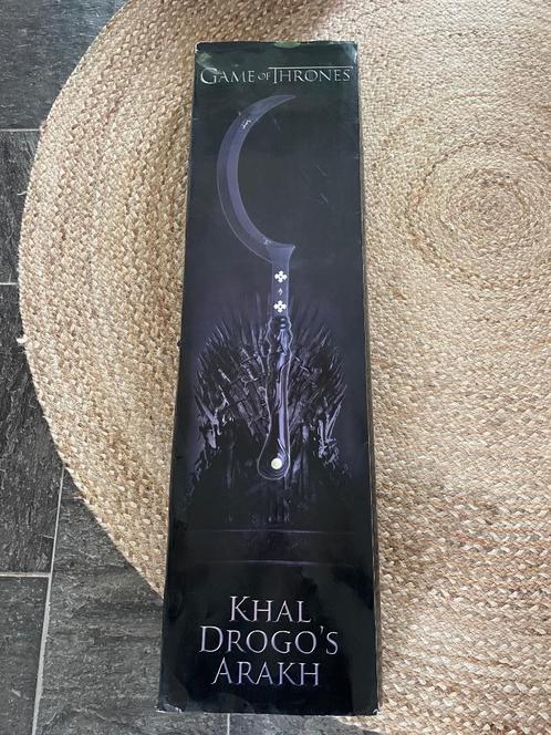 Game Of Thrones Khal Drogos Zwaard Arakh life size, Verzamelen, Film en Tv, Zo goed als nieuw, Tv, Beeldje, Replica of Model, Ophalen of Verzenden