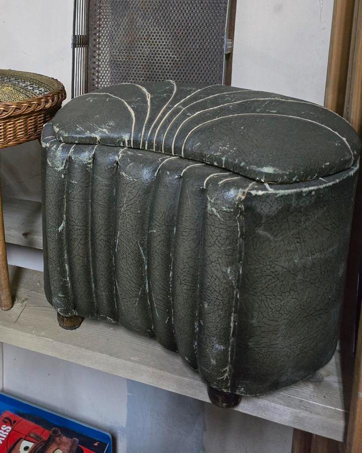 Poef zeer bijzondere, Huis en Inrichting, Banken | Voetenbanken en Poefen, Minder dan 50 cm, Minder dan 50 cm, Rond, Ophalen