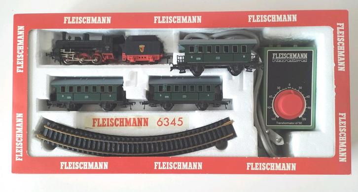 FLEISCHMANN complete trein set (voor bv rond de kerstboom), Hobby en Vrije tijd, Modeltreinen | H0, Gebruikt, Treinset, Gelijkstroom