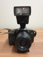 CANON EOS 850 ANOLOGE SPIEGELREFLEXCAMERA (1988) + FLITSER., Ophalen of Verzenden, Spiegelreflex, Canon