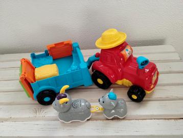 VTech zoefzoef tractor met Guusje Geit en lammetje beschikbaar voor biedingen