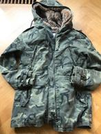 Warme winterjas, Zara, groene camouflage, maat M, zgan, Maat 38/40 (M), Zara, Ophalen of Verzenden, Zo goed als nieuw
