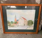 Schilderij Maassluis grote kerk op het kerk eiland, Antiek en Kunst, Ophalen of Verzenden