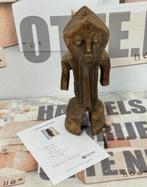 Antiek Beeld Hout-Figuur Legaal Congo 1940-50 + Certificaat, Ophalen of Verzenden