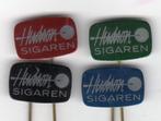 4 speldjes HUDSON SIGAREN ROOSENDAAL (A8)  KIJK OOK EENS NAA, Verzamelen, Verzenden, Gebruikt, Overige onderwerpen