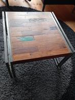 Mooie salontafel van sloophout icm staal!, 50 tot 100 cm, Minder dan 50 cm, Overige materialen, Zo goed als nieuw