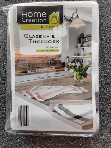 Glazen- of theedoeken 10 stuks beschikbaar voor biedingen