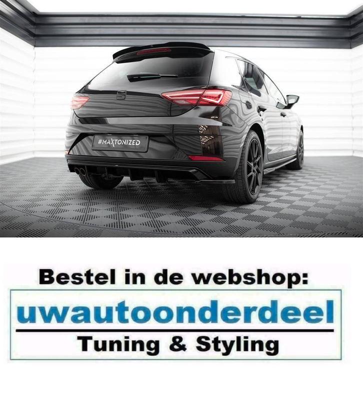 Maxton Design Spoiler Splitter Lip Seat Leon Mk3 Facelift, Auto diversen, Tuning en Styling, Ophalen of Verzenden
