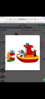 Duplo brandweerspuitboot, Ophalen of Verzenden, Zo goed als nieuw, Complete set, Duplo