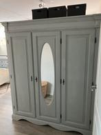 Mooie linnenkast met spiegel, Huis en Inrichting, Ophalen, Gebruikt, 200 cm of meer, 150 tot 200 cm